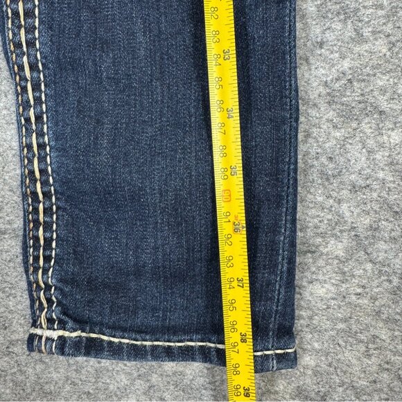 True Religion Blue Straight Leg Jeans - Picture 6 of 14